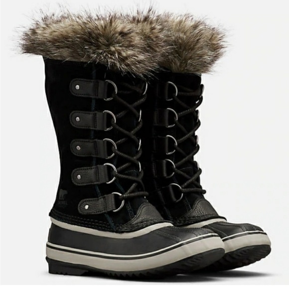 Sorel Shoes - NWT Sorel Joan of Artic Boots in Black Quarry Size 9